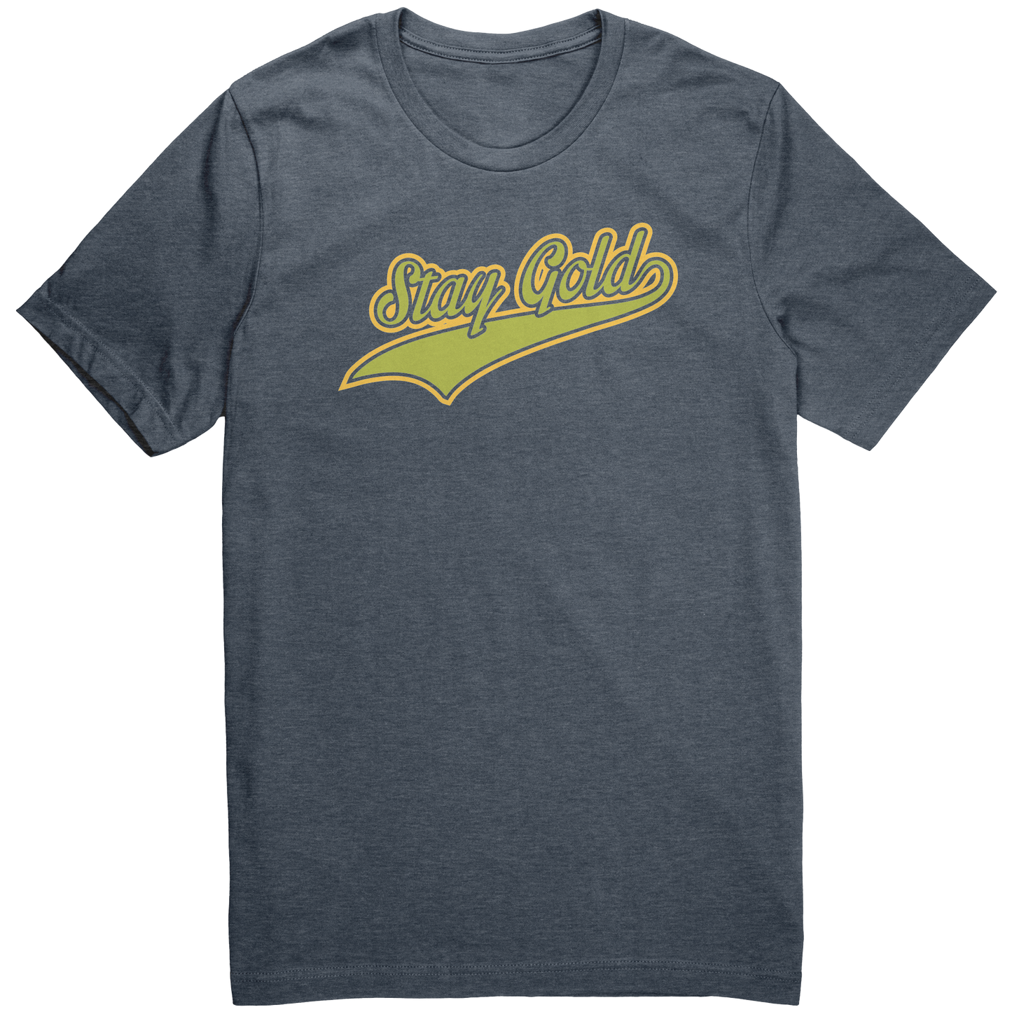Stay_Gold_-_Green_Heather_Navy_Front_Mockup.png